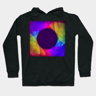 Abstract Rainbow Circles (Variant 1) Hoodie